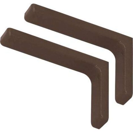 REGGIMENSOLA RICOPERTA LEONARDO BOLIS - ACCIAIO/PLASTICA NOCCIOLA MM 240X144 CF=PZ 2 - 5 confezione