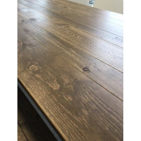 Table pliante Bois rustique HERITAGE 213 x 102 cm - Prodirest (1/5)