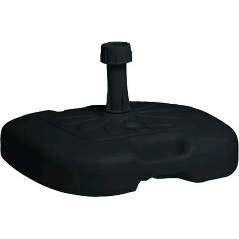 Base per Ombrelloni In Pvc Riempibile Quadra Antracite Cm. 45X45