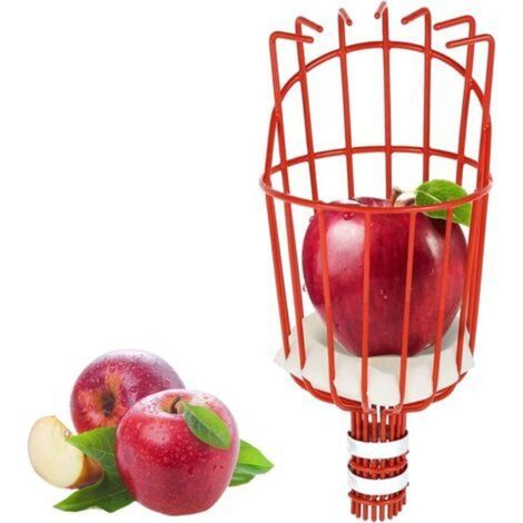 Pr Metal Fruit Picker with Claw, Metal Fruit Picking Tool, Gardening Tools for Harvesting Apples, Citrus Fruits, Pears, Peaches (1/5)