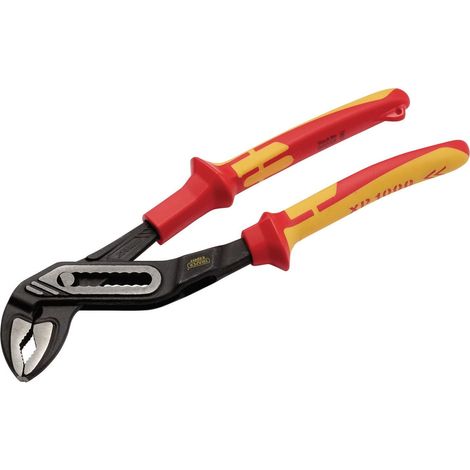 Draper XP1000 VDE Water Pump Pliers, 250mm, Tethered, Model 99058 (1/4)