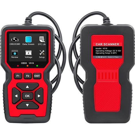 Scanner, un outil de diagnostic automobile complet adapté à tous les modèles de voitures à partir de 2000, capable de lire et d'effacer les codes d'erreur du moteur et servant également de testeur pou (1/5)