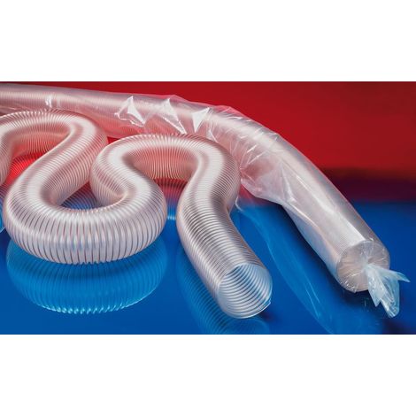Absaug- und Gebläseschlauch PROTAPE® PUR 301 AS Innen-Ø 89-90 mm Außen-Ø 98 mm 4 mm Länge 10 m
