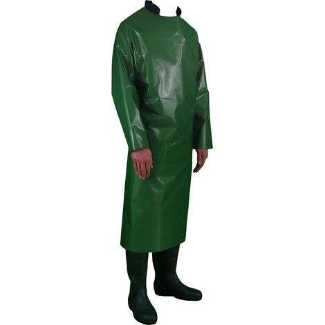1 - Combinaison Phytosanitaire - Vêtement De Protection - Résistant Aux Produits Chimiques - Pour Agriculture Et Viticulture - Vert Foncé - 125x100cm