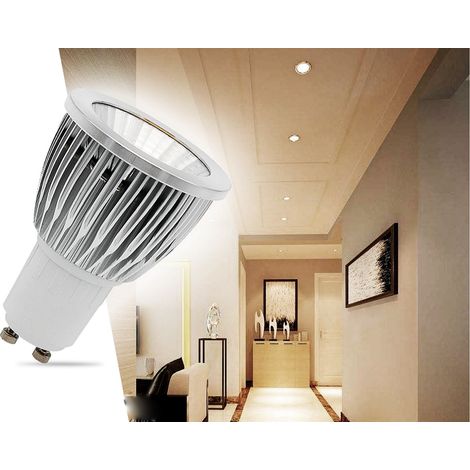 Faretto Cob Led Bianco 7W Luce Naturale Lampadina Attacco GU10 Lampada 560LM (1/5)