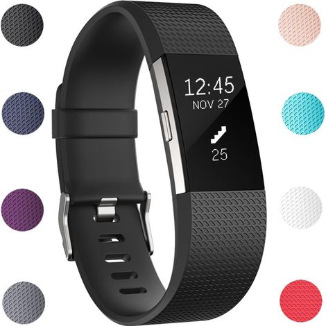 Bracelets pour Fitbit Charge 2, bracelets de sport ajustables pour Fitbit Charge 2, tailles S et L (1/5)