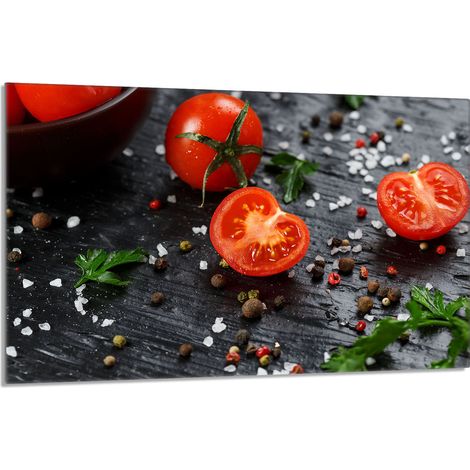 Glasschutzplatte für den Herd 80x52 Tomate (1/5)
