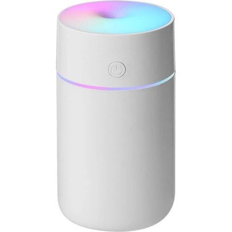 Pc Mini Air Humidifier, 230ml Portable USB Mist Humidifier, 2 Modes, Silent, Colorful Lights for Plants, Office, Car, Bedroom (1/5)