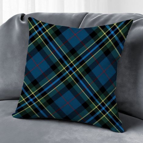 Housse de coussin carreaux printemps, décoration intérieur élégant,45×45cm (1/5)