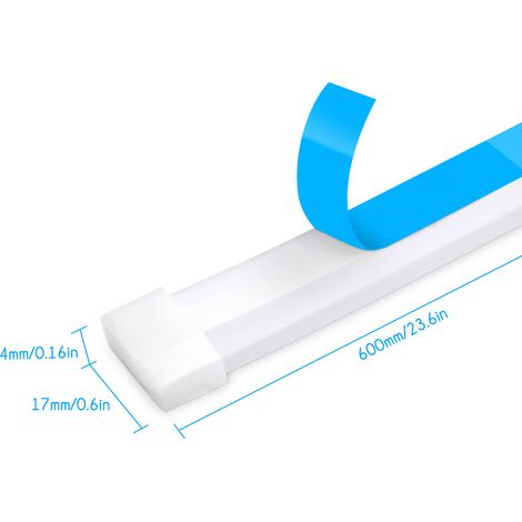 60cm Lampe LED Diurne Ultra Fine pour Voiture avec Clignotant et Tube Souple (1/5)