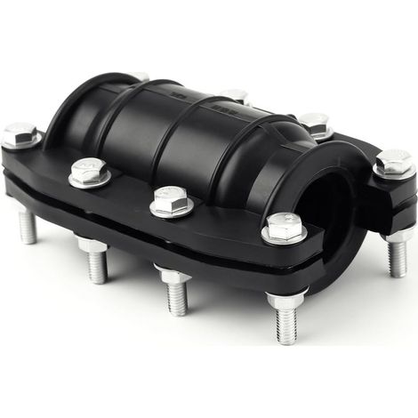 morsetto di riparazione per tubi, diametro 25 mm, morsetto di riparazione per tubi di scarico in plastica e metallo da 24-26 mm (1/5)