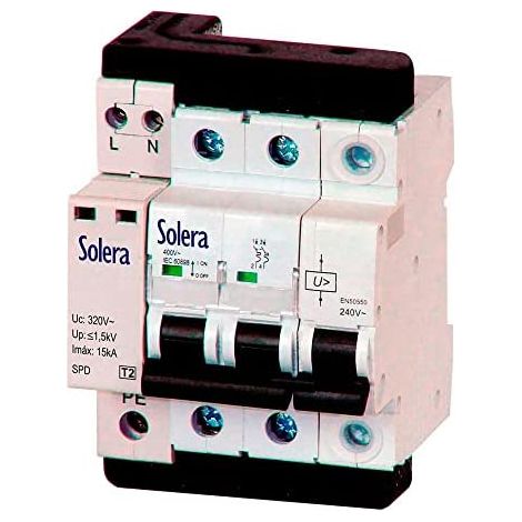 1P+N 40A Leitungsschutzschalter + Dauer- und Überspannungsschutz c 10kA 230V AC