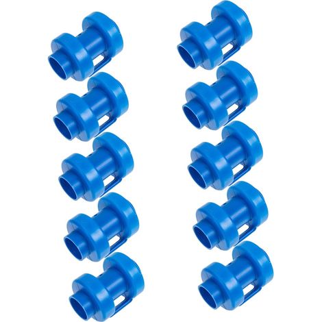 10 Plastic Caps for 1" Trampoline Poles, Replacement Trampoline Poles (Blue) (1/5)