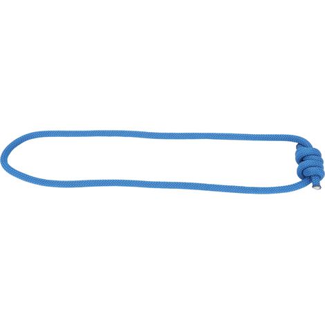 Corde d'escalade, 1,2 mètre de long, 6 millimètres de diamètre, 12 kN, corde pratique d'extérieur, bleue. (1/5)