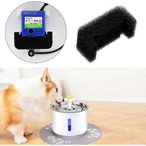 Lot de 10/20 filtres éponge de rechange pour fontaines à eau pour chats - Doux et absorbants - 10 pièces (1/4)