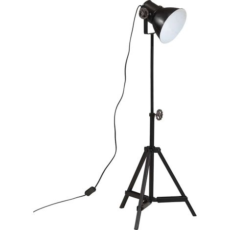 Lampadaire 25 W noir 35x35x65/95 cm E27 (1/5)