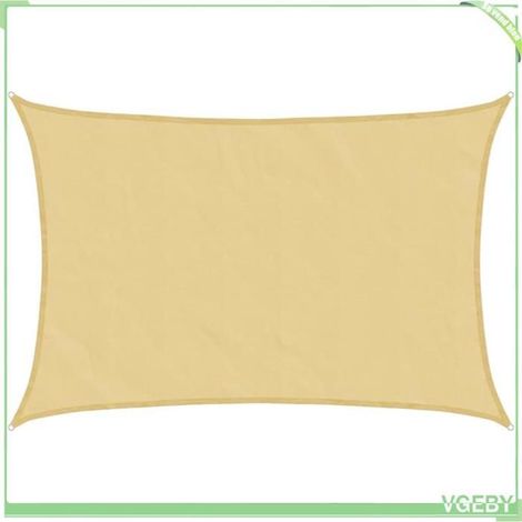Voile d'ombrage - FAFEICY - 4000566 - sable - 3,5 x 2,5 m - 100% polyester oxford (revêtement PU) (1/5)