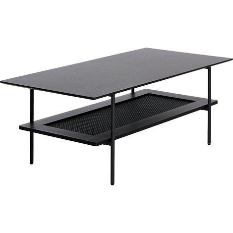 Selsey Mogest - Table basse - 110x55 cm - Chêne noir (1/5)