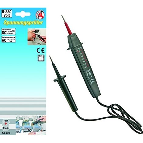 Tester di tensione BGS 4026947007267 nero LED
