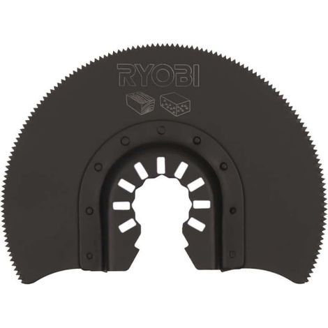 RYOBI Lame segment 85mm HSS pour bois/plâtre - RAKMT01SW85