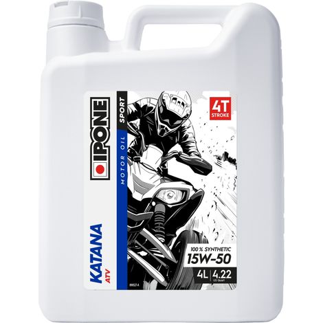 Aceite sintético para motores Ipone Katana 15W50 4L para quads, ATV y UTV (éster)