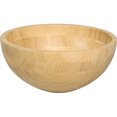 Bol de service en bambou certifié FSC, dimensions : Ø 20 cm, hauteur 9 cm  53050 (1/3)