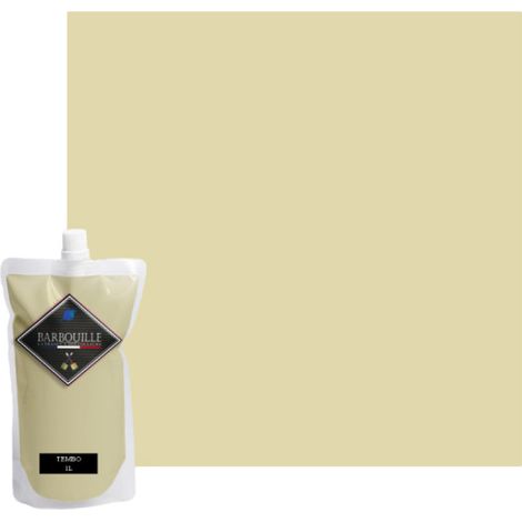 BARBOUILLE matte auswaschbare Acrylfarbe - Für Wände und Decken - 1L - Tembo Beige