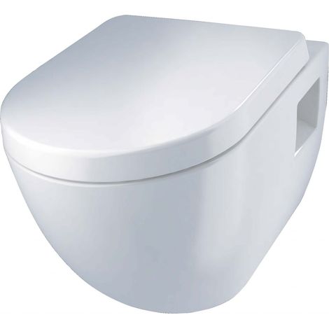 Primaster Wand Hänge WC Lea Spülrandlos Toilette Hängend Klo Tiefspüler (1/3)