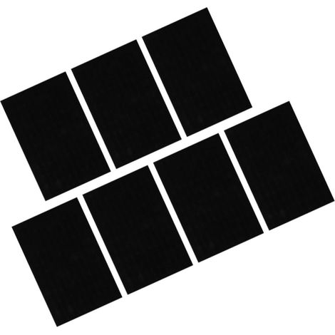 Inserts en mousse noire empilables et adaptables à compartiments multiples, 7 pièces, pour boîtes à bijoux, rangement de broches et colliers, commode (1/5)