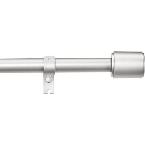 - Gardinenstange - Fensterzubehör - Ausziehbar und verstellbar - Geeignet für dicke Gardinen - Für Wohn- und Schlafzimmer - Nickel - 91 x 183 cm (1/5)