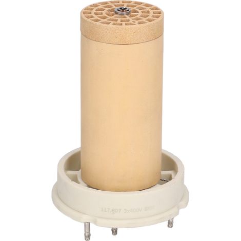 Élément chauffant 3x400V 6KW en céramique pour tube de chauffage de la série WR6000S, adapté aux machines à souder à air chaud. (1/5)