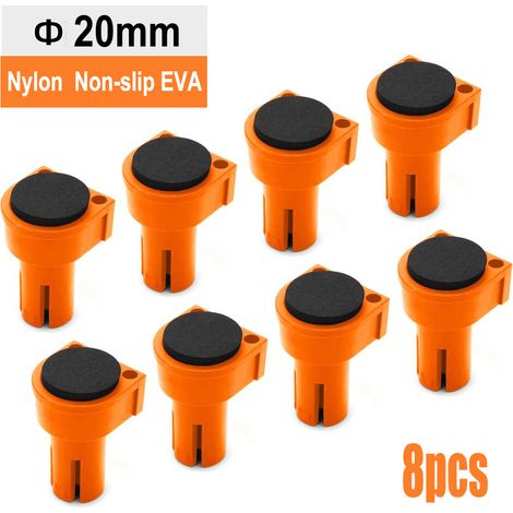 Clips de table en nylon pour le travail du bois, Φ20mm (8 pièces par paquet) Assemblages à tenon en nylon pour table de travail du bois Φ19 mm Φ20 mm, outils auxiliaires de bricolage pour le travail d (1/5)