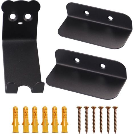 Supports muraux pour vélos, support de rangement mural pour vélos d'intérieur, support pour vélos de route et VTT avec crochet pour pédales, pour garage et appartement (1/5)