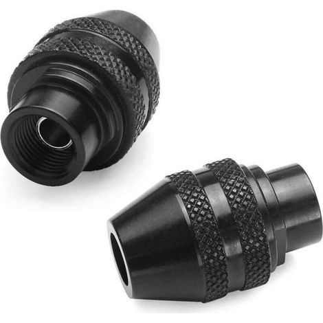 Lot de 2 mandrins universels à changement rapide sans clé pour outils rotatifs Dremel 4486, 3000, 4000, 7700 et 8200 (1/5)