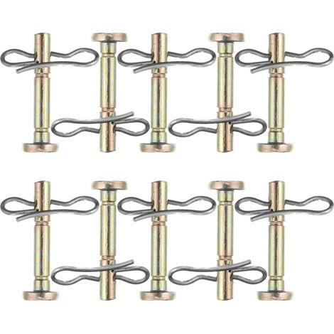 10 Goupille De Cisaillement, Métal, Pour Souffleuse À Neige, Protection Boîte De Vitesses, Modèles 714-04040 (1/5)