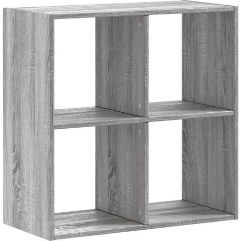 Maison Exclusive - Bücherregal Grau Sonoma 68,5x32x68,5 cm Holzwe