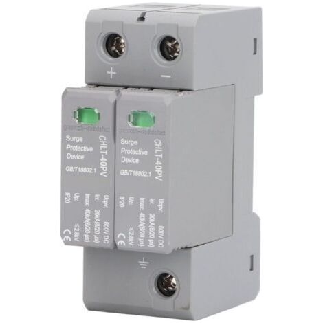 Dispositivo di protezione da sovratensione, protezione da sovratensione ad alta precisione 2P CC 600V per sistemi fotovoltaici (1/4)