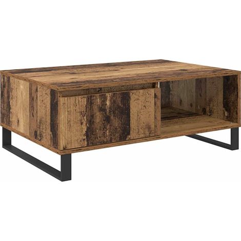 Maison Exclusive - Table basse Bois Ancien 90 x 60 x 35 cm Bois d'ingénierie