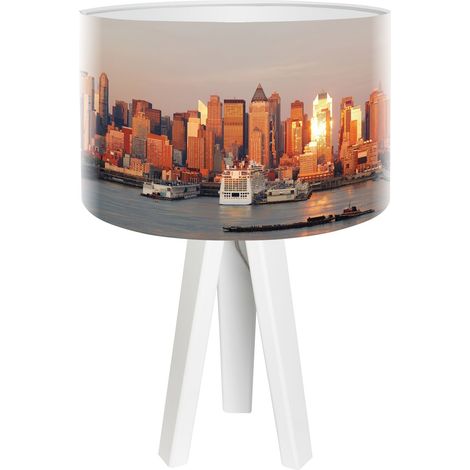 Lampe de chevet city foto-017 - Blanc (1/3)