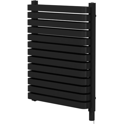 Wholesale Domestic Empire Colore Matt Black 756mm x 600mm Vertical Electric Double Panel Radiator (1/5)