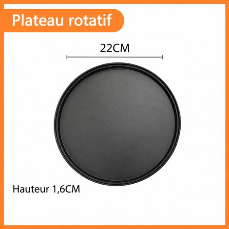 Plat à pizza rond 22 cm en acier au carbone antiadhésif 22cm 22 × 22 × 1,6 cm 500 g – Livraison gratuite