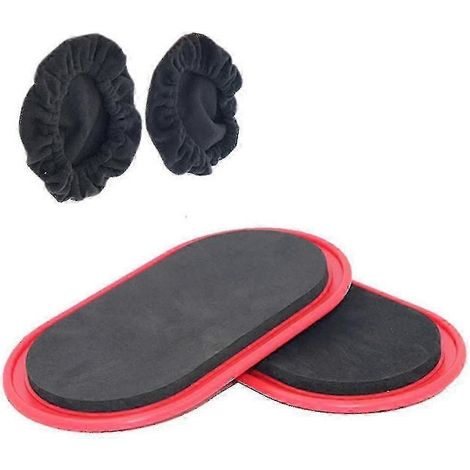 Disques de glisse pour exercices, forme ovale double face, pour sols sportifs et renforcement du tronc (1/5)