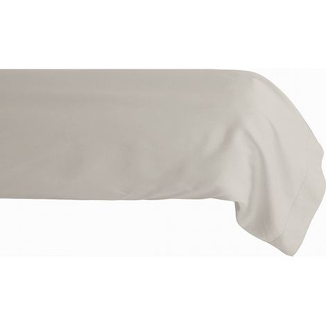 Taie de traversin percale pur coton peigné longues fibres 80 fils/cm² Vent du sud - Naturel - 43 x 195 cm - Naturel -