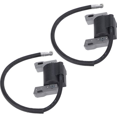 Jeu de 2 Bobines d'Allumage Tondeuse 577694, Réponse Rapide, Remplacement pour Moteur Intek V Twin 18-22CV (1/5)