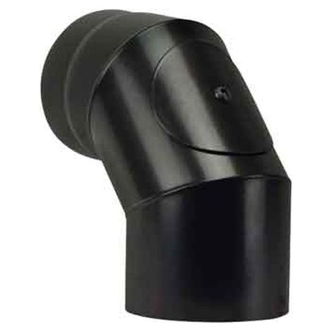 GOMITO A 90° CON ISPEZIONE PER STUFA A LEGNA 'PLUS LIGHT' Ø 120 mm