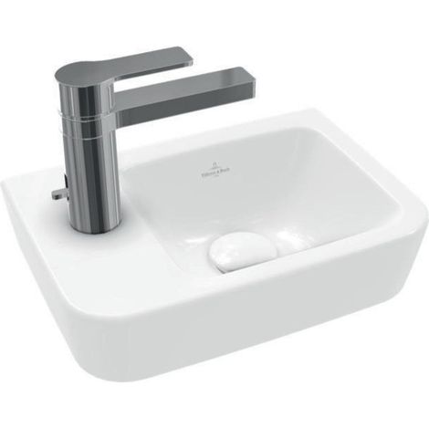 V&B Handwaschbecken O.NOVO COMPACT 360x250mm Be re ohne Überlauf weiß C+ (1/4)