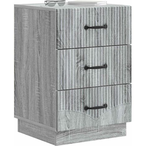 Maison Exclusive - Nachttisch Graues Sonoma 43 x 41 x 63,5 cm Hol