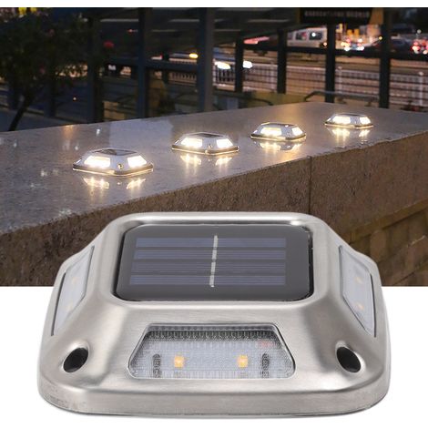 Appliques murales solaires, spots encastrés étanches pour extérieur, appliques décoratives pour murs de cour, spots LED décoratifs pour jardin, éclairage paysager (1/5)