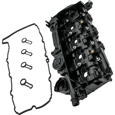 Tapa de balancines, plástico + metal, modelo 11128589941, OEM 11127810584, compatible con coches compactos premium de las series 1 a 4, tipo de tapa de culata. (1/5)
