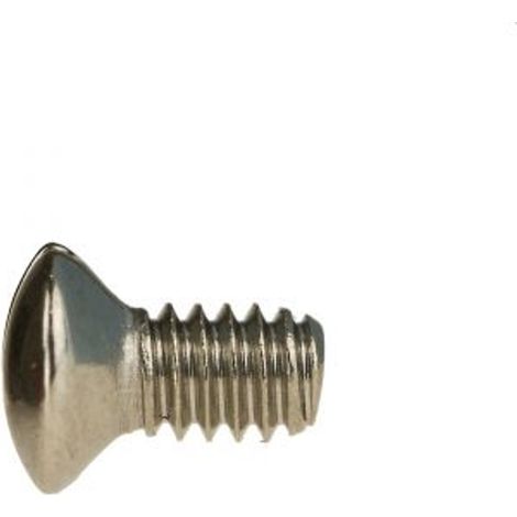 Reidl DIN 964 Linsensenkschraube mit Schlitz M 6 x 60, Messing verchromt (1/2)